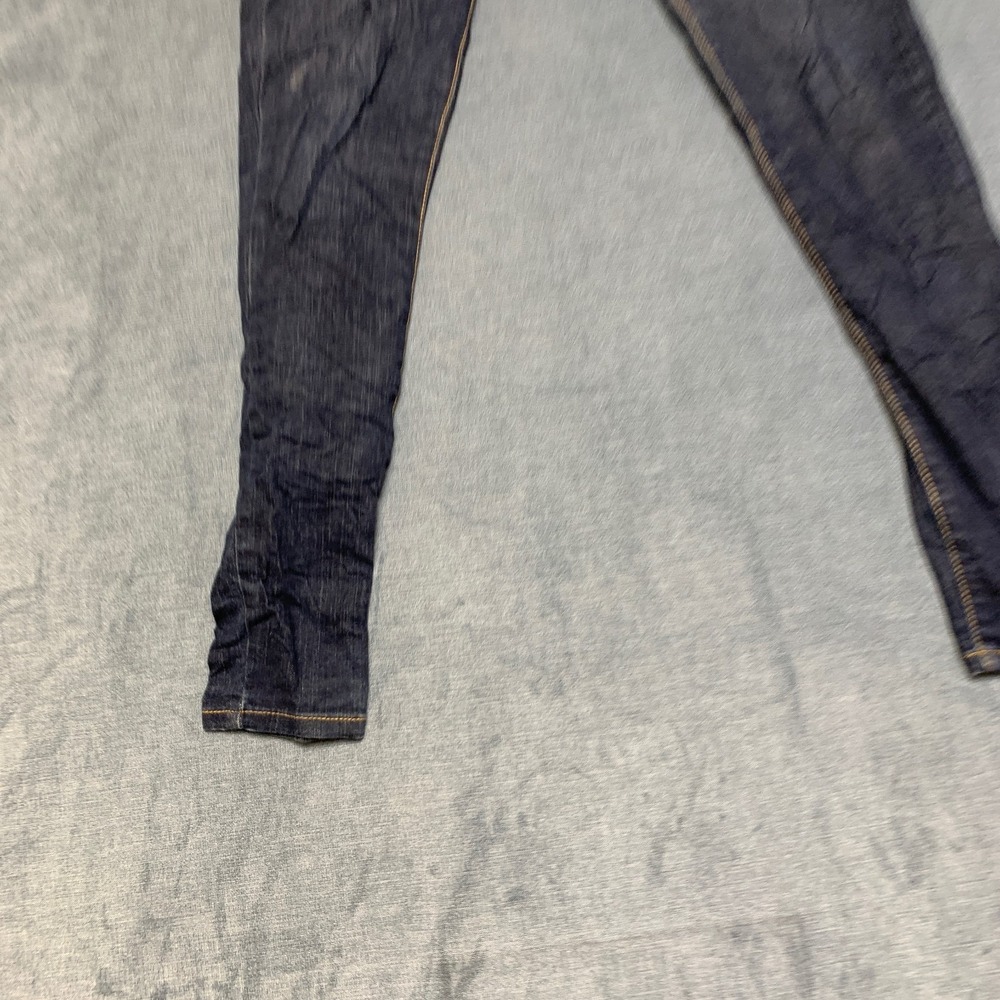 Levi's 524 Too Superlow Skinny Jeans Womens 7 Medium Blue Denim Cotton Stretch - Picture 14 of 16